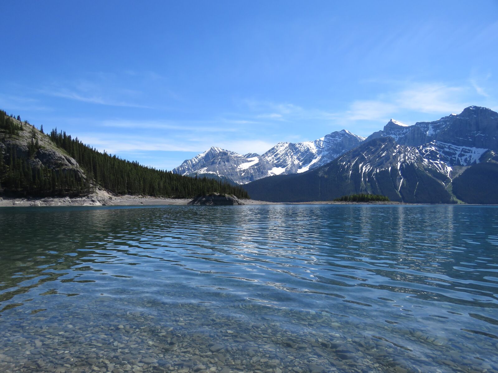 Canon PowerShot SX60 HS sample photo. Upper kananaskis lake, rocky photography