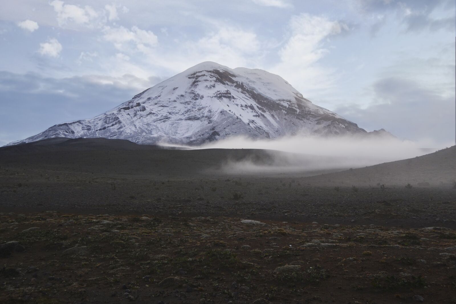 Nikon D3100 sample photo. Chimborazo, ecuador, volcano photography