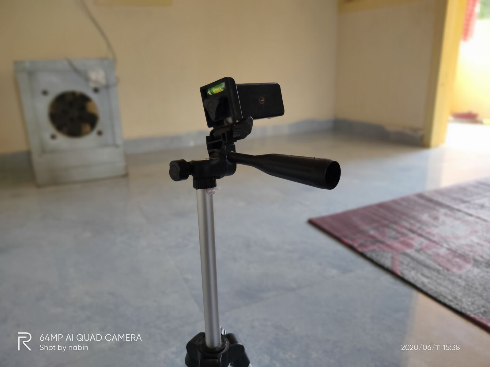 Realme XT sample photo. Tripod, tripod for camera photography