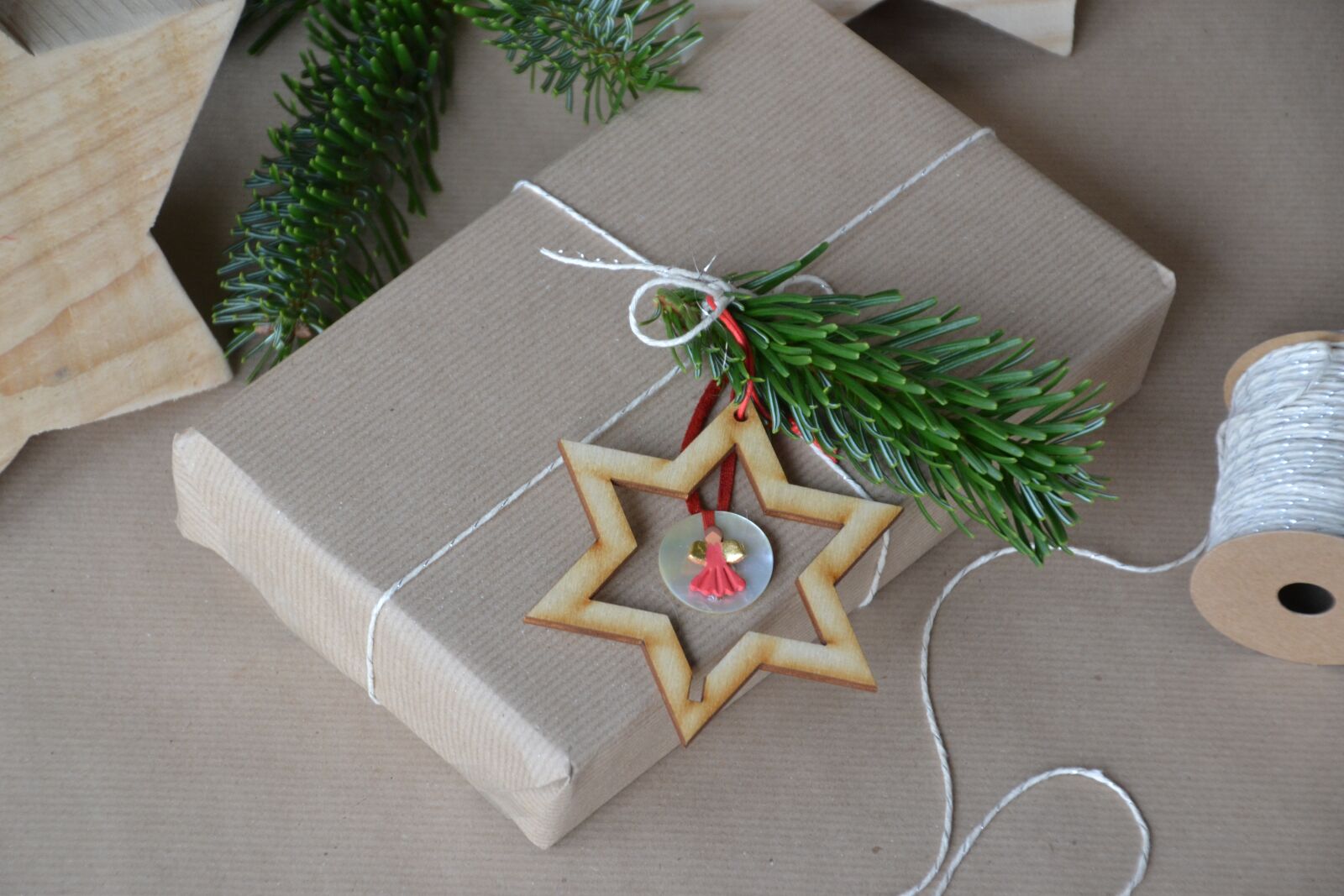 Nikon D3100 sample photo. Christmas, gift, packaging photography