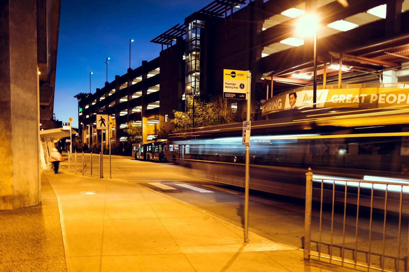 Nikon D750 sample photo. Bridge, bus, stop photography