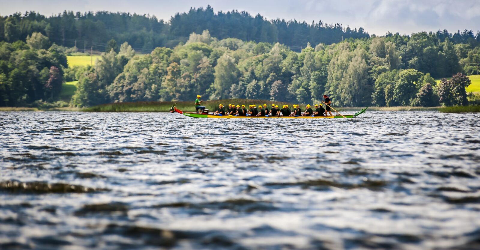 Nikon D60 sample photo. Lake, boat, rowing photography
