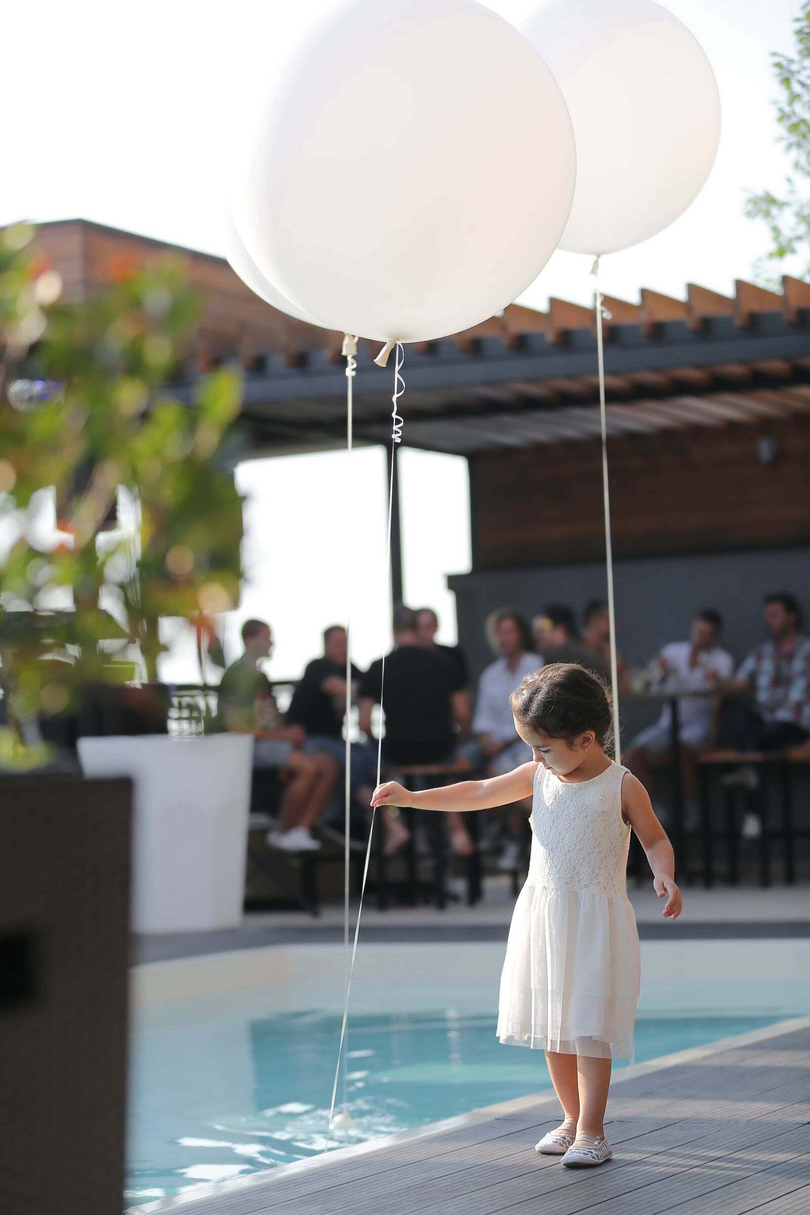Canon EOS 5D Mark III sample photo. Playful, childhood, balloon, girl photography