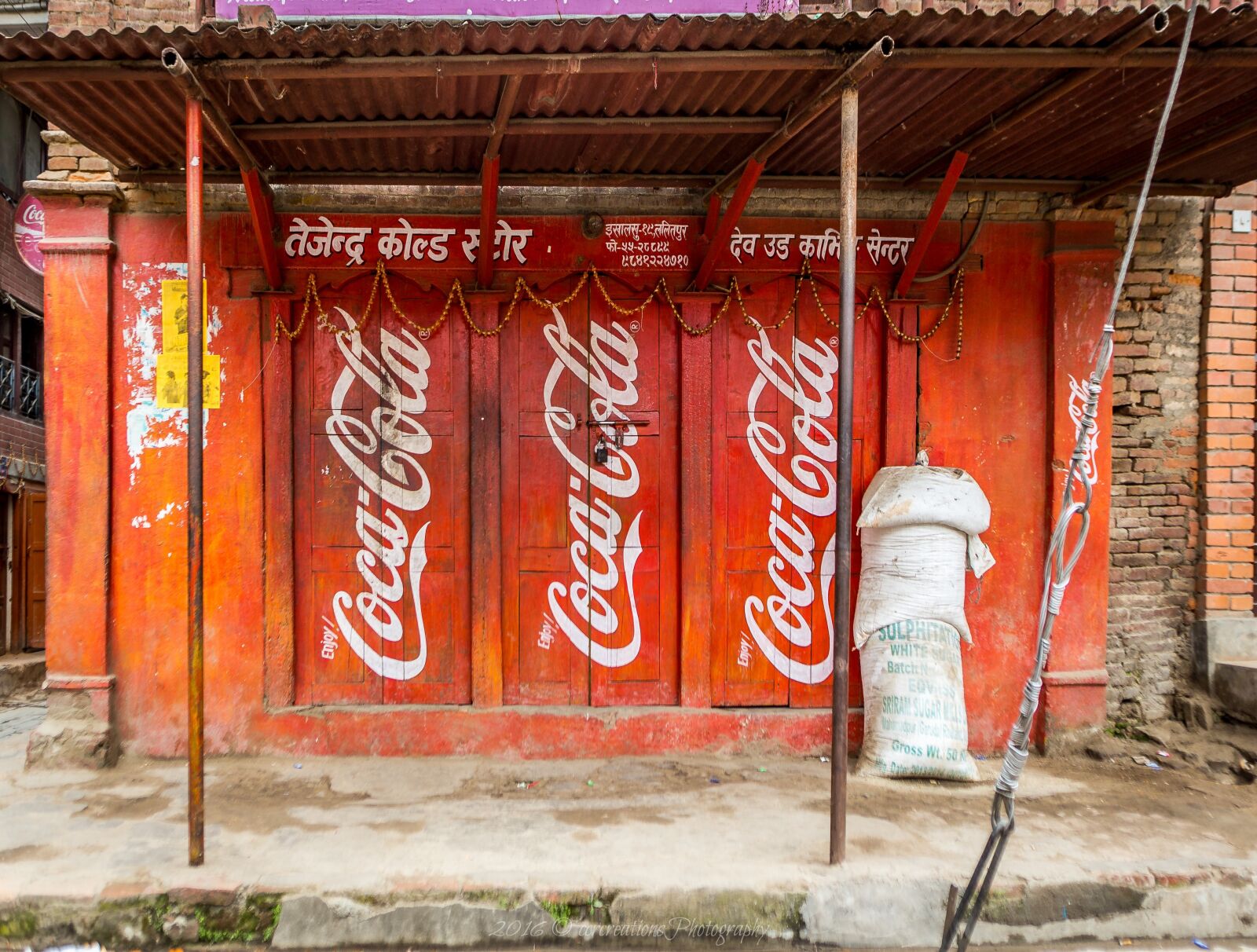 Canon EOS 6D + Canon EF 17-35mm f/2.8L sample photo. Nepal, coke, coca-cola photography