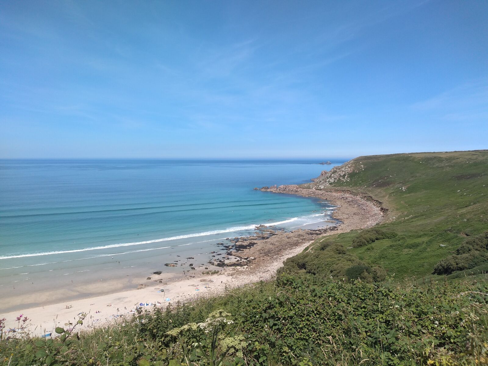 Motorola moto g(6) play sample photo. Sea, cornwall, surf photography