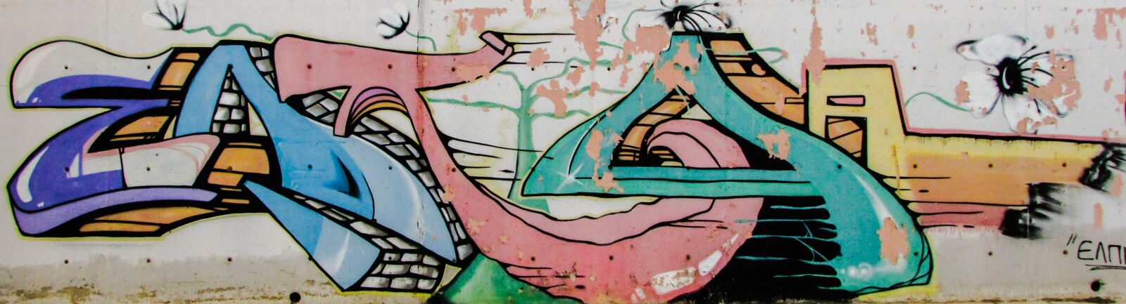Canon PowerShot SX400 IS sample photo. Graffiti, wall, graffiti art photography