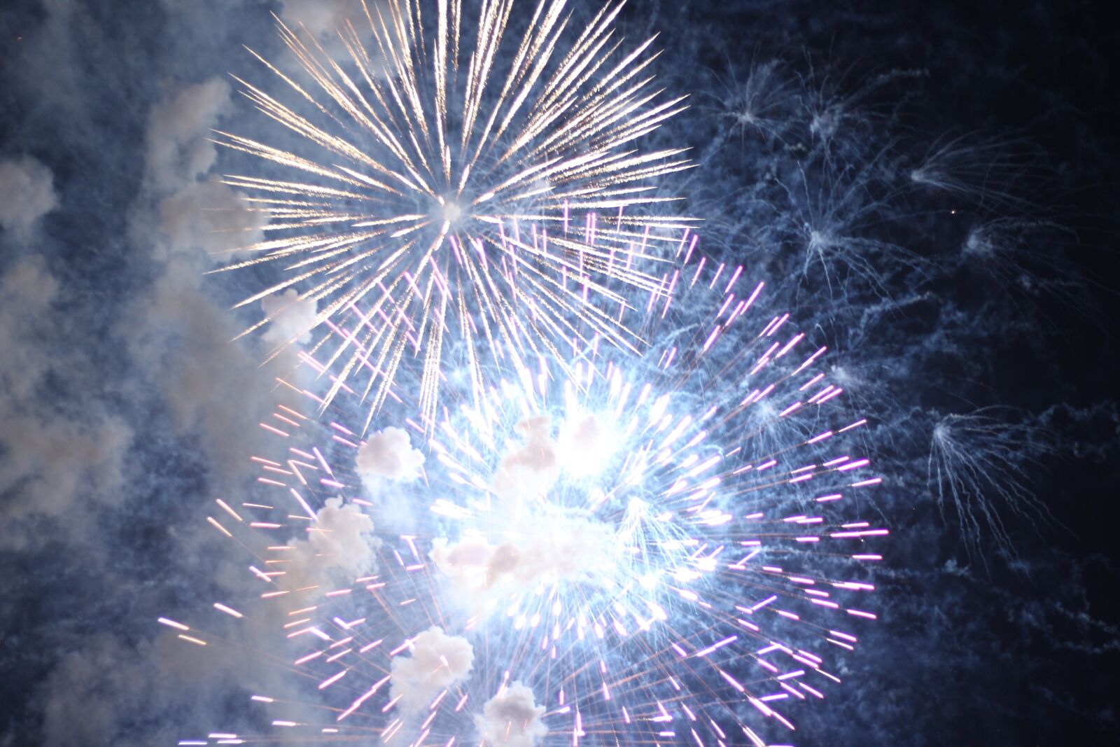 Canon EOS 1300D (EOS Rebel T6 / EOS Kiss X80) + Canon EF 50mm F1.8 STM sample photo. New year, firework, year photography