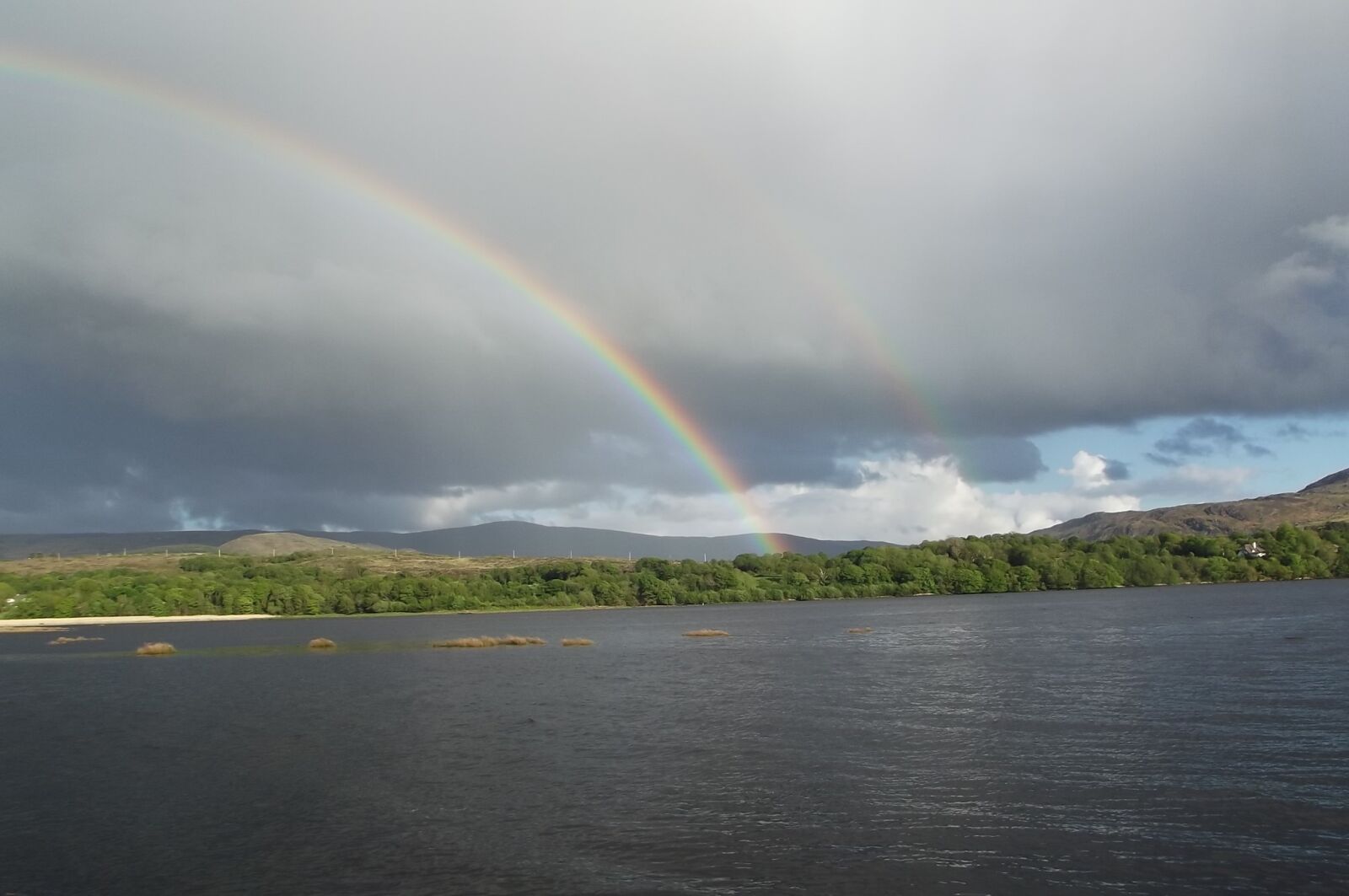 FujiFilm FinePix S2950 (FinePix S2990) sample photo. Double rainbows, 2 rainbows photography