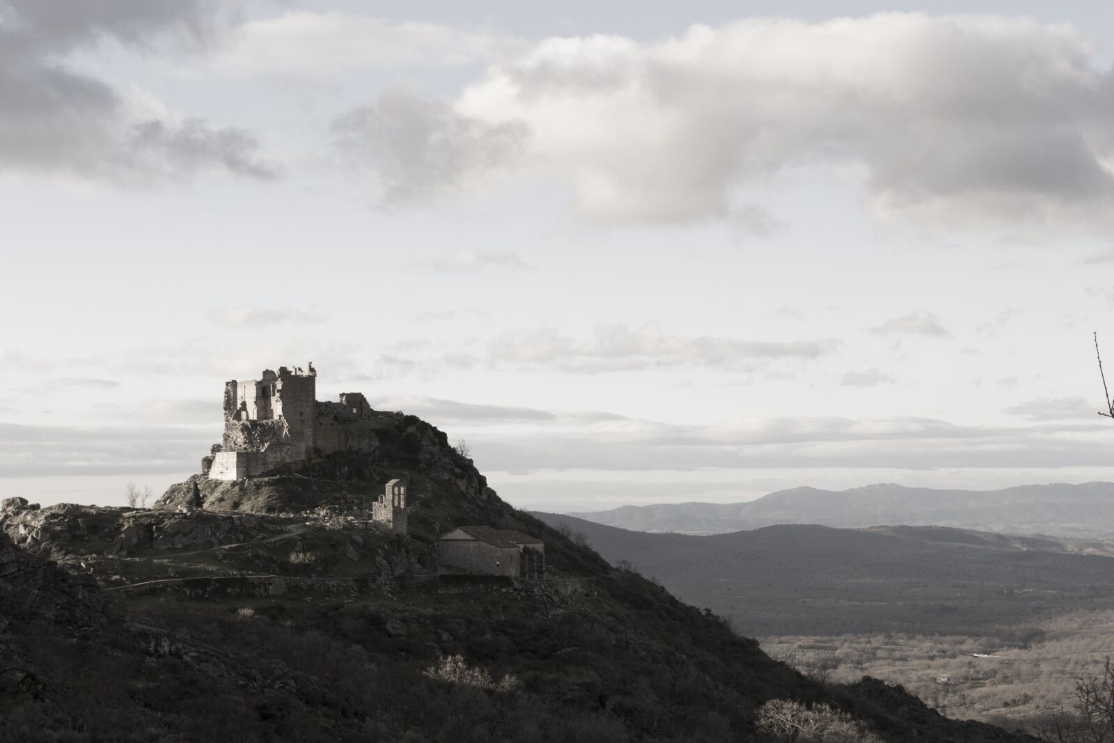 Nikon D3100 sample photo. Castle, winter, spain photography