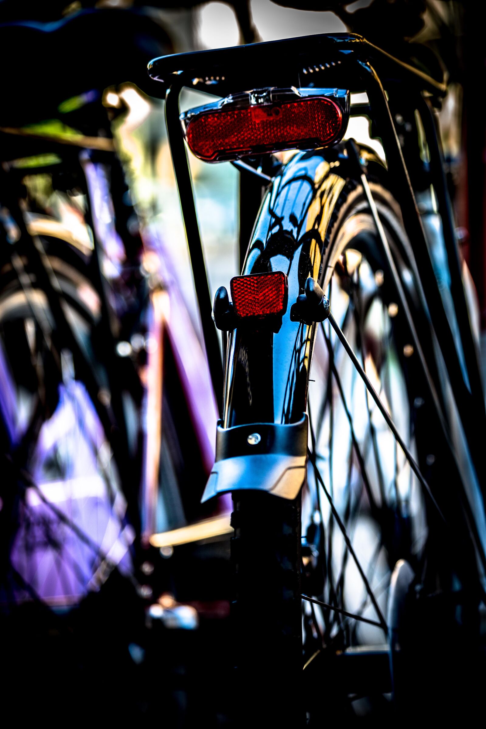 Canon EF 70-300mm F4-5.6 IS USM sample photo. Bicycle, handlebars, wheels photography