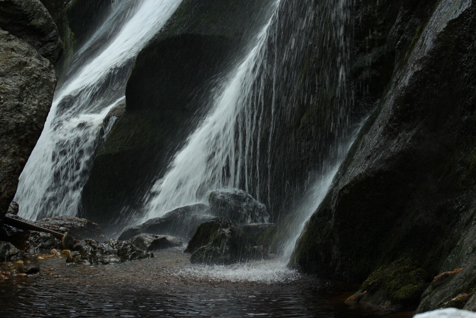 Canon EF 75-300mm f/4-5.6 USM sample photo. Powerscourt, waterfall, ireland photography