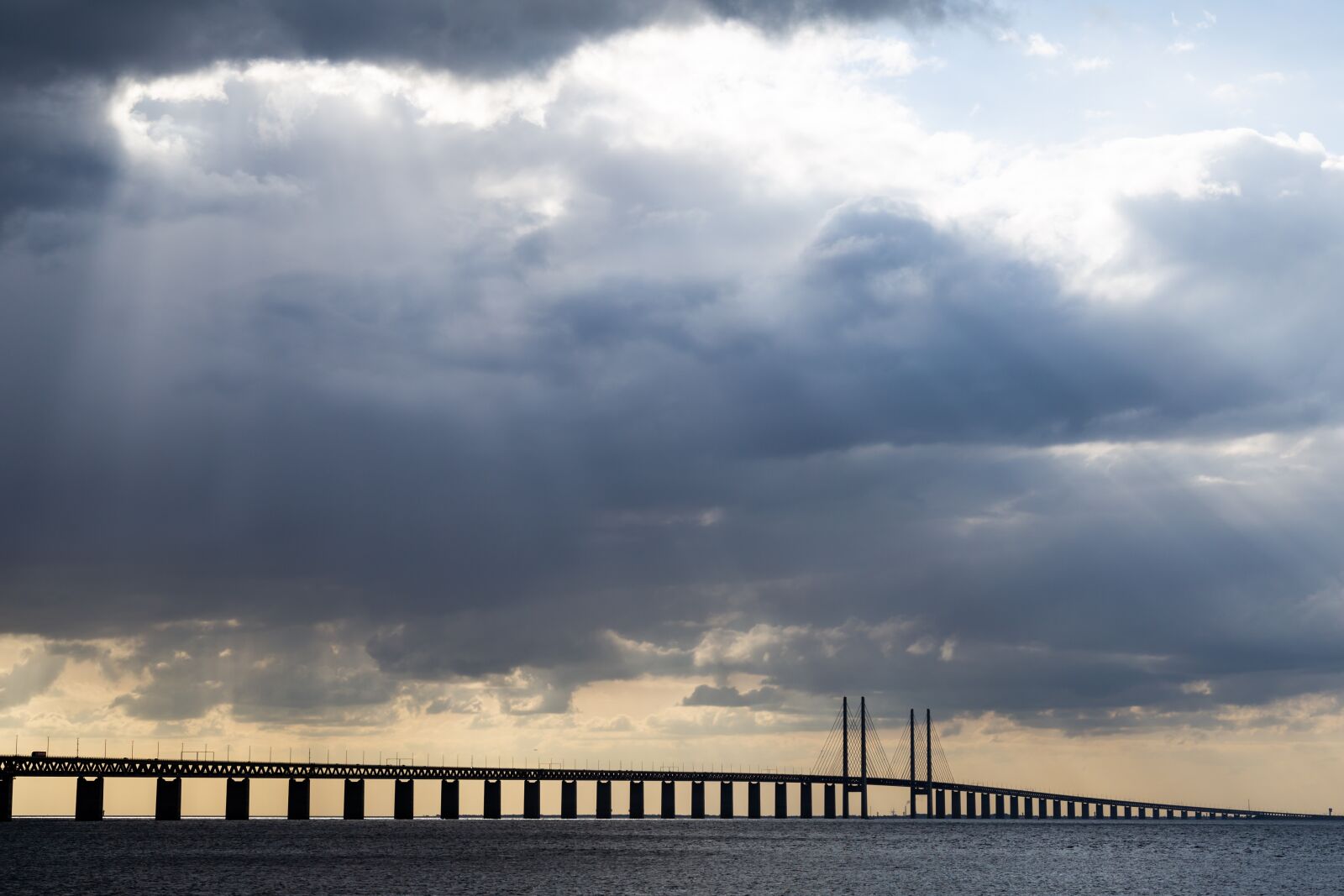 Canon EOS 6D sample photo. Sound, the resund bridge photography