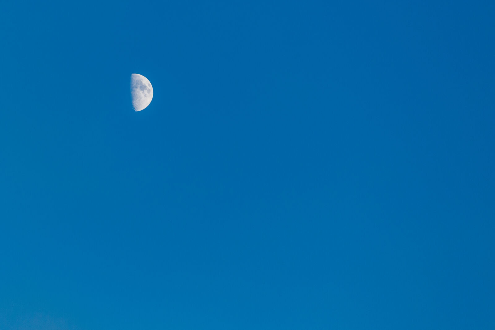 Canon EOS 6D sample photo. Sky, moon, blue, sky photography