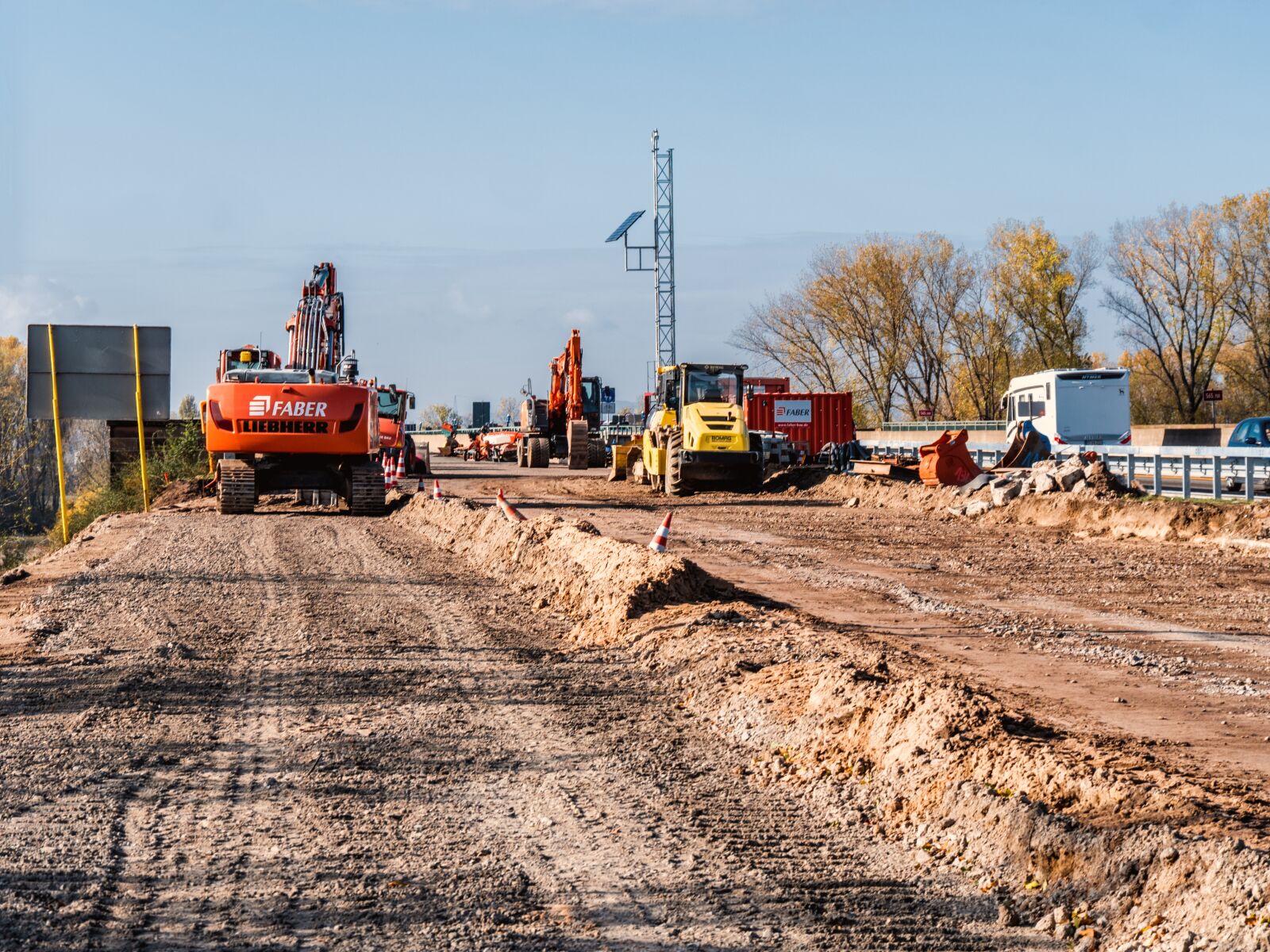 Panasonic Lumix DMC-GX8 sample photo. Site, highway, renewal photography