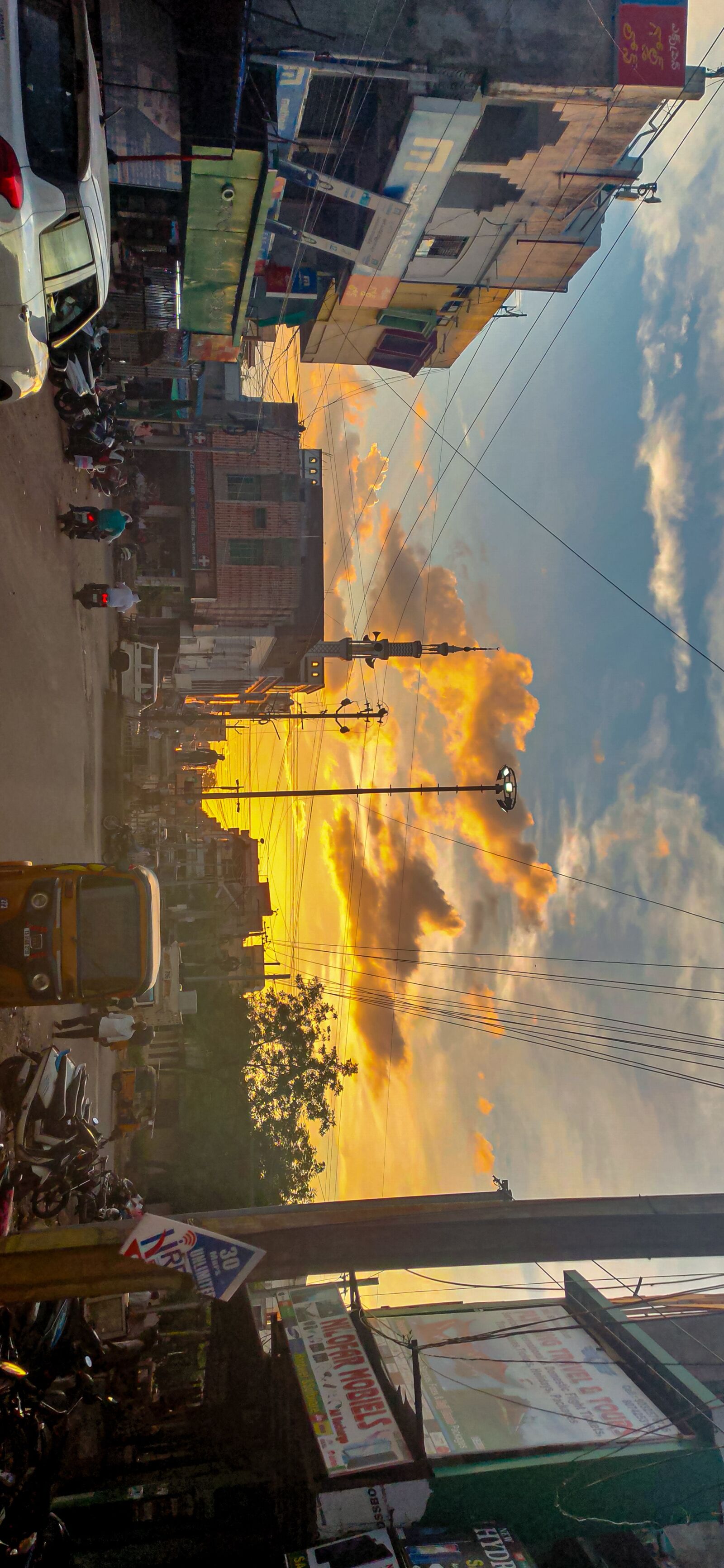 Realme XT sample photo. Street, sky, clouds photography