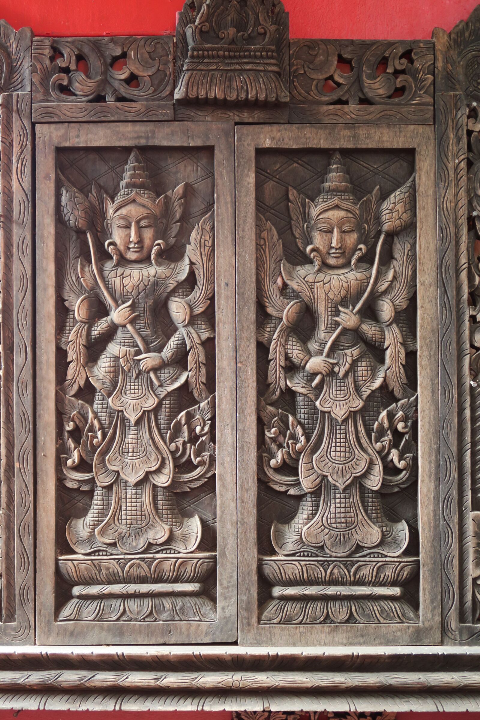 Canon PowerShot G7 X sample photo. Antique, wood carving, thailand photography