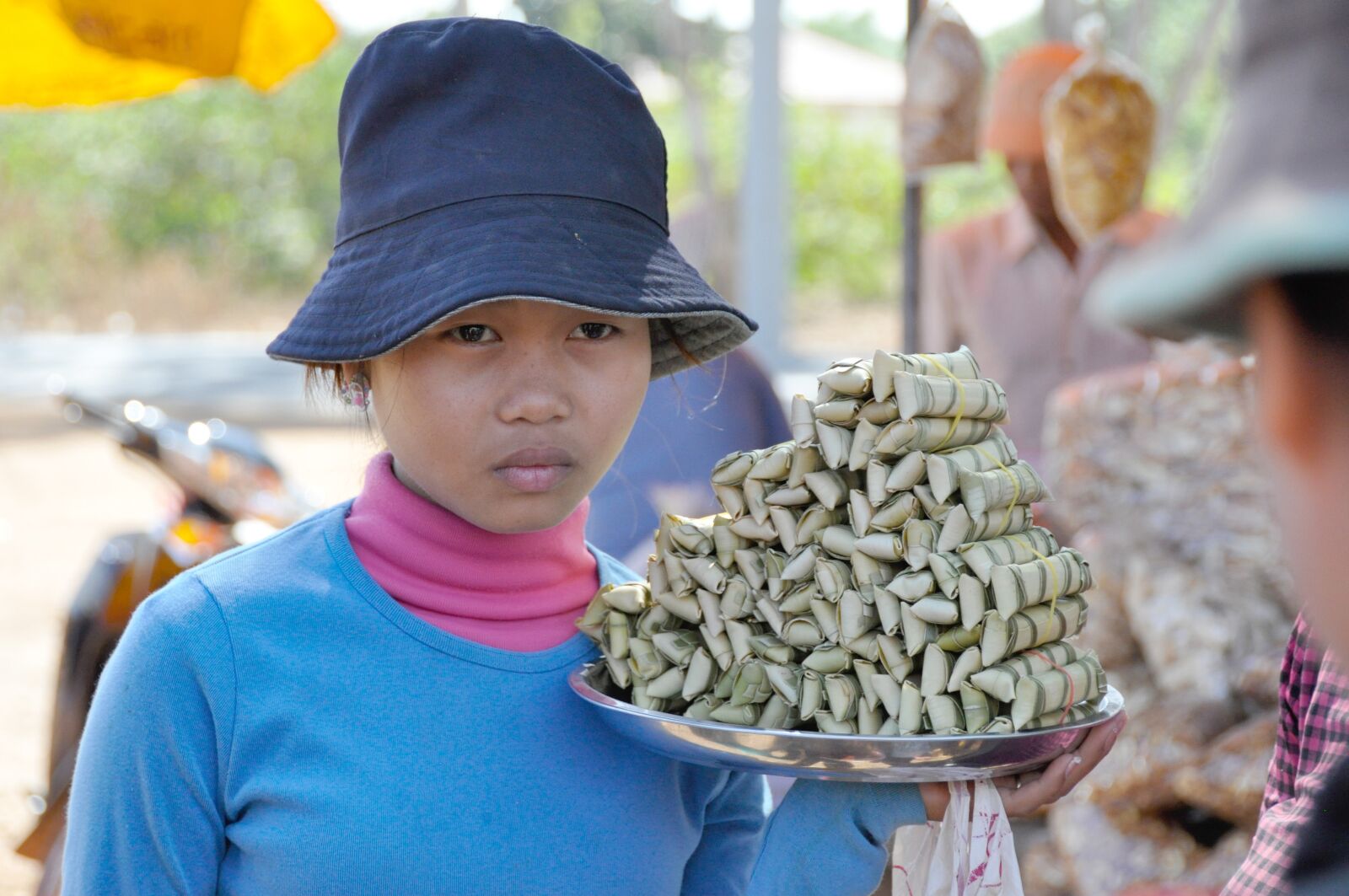 Nikon D90 sample photo. Kambotscha, girl, face photography