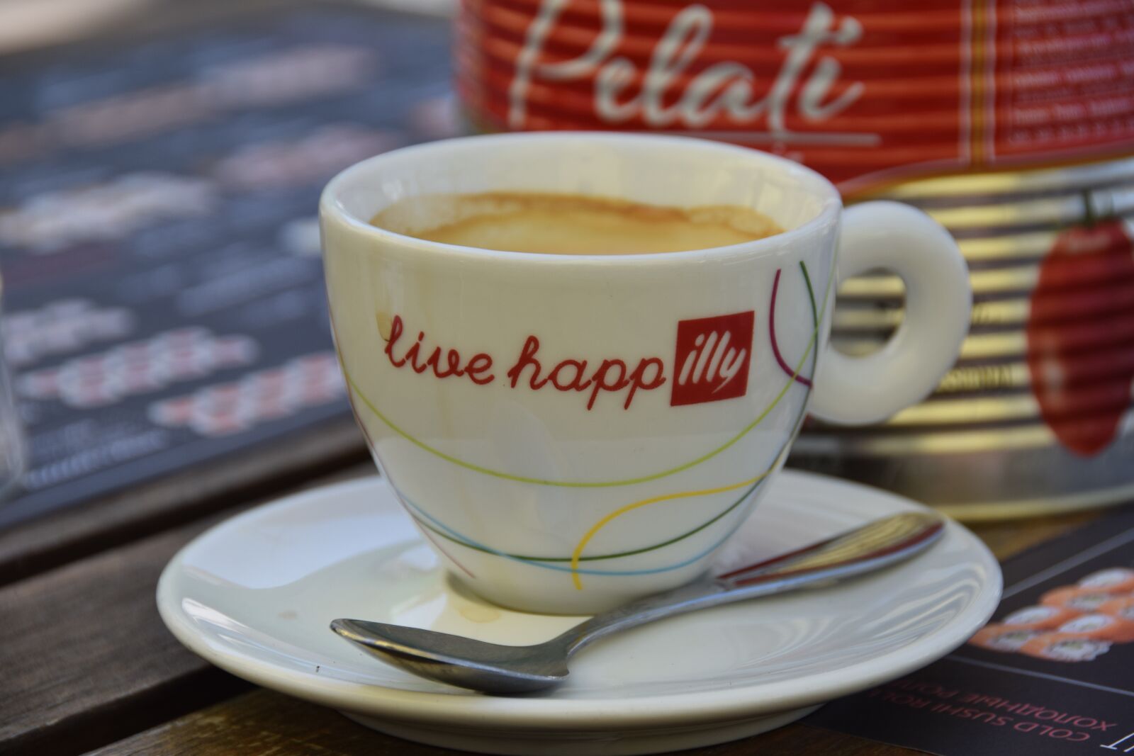 Nikon D5300 sample photo. Coffee, terrace, cup of photography