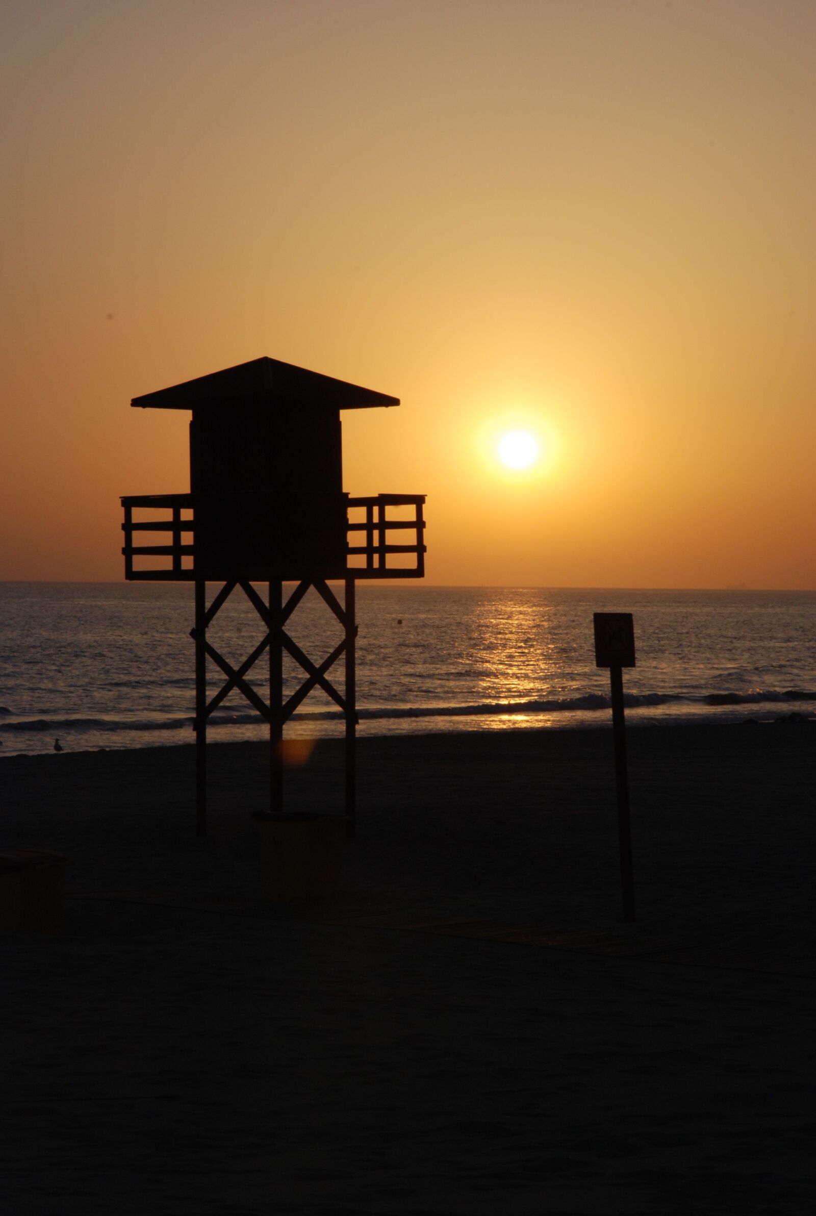 Nikon D80 sample photo. Sunset, cadiz, beach photography