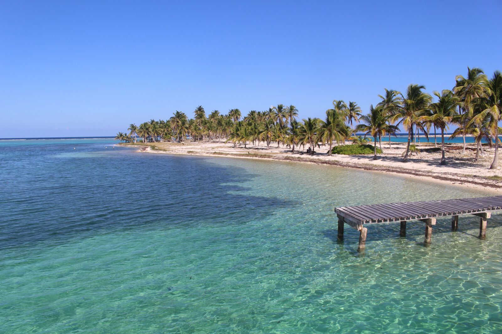 Canon EOS 100D (EOS Rebel SL1 / EOS Kiss X7) + Canon EF-S 18-55mm F3.5-5.6 IS STM sample photo. Belize, caribbean, half moon photography