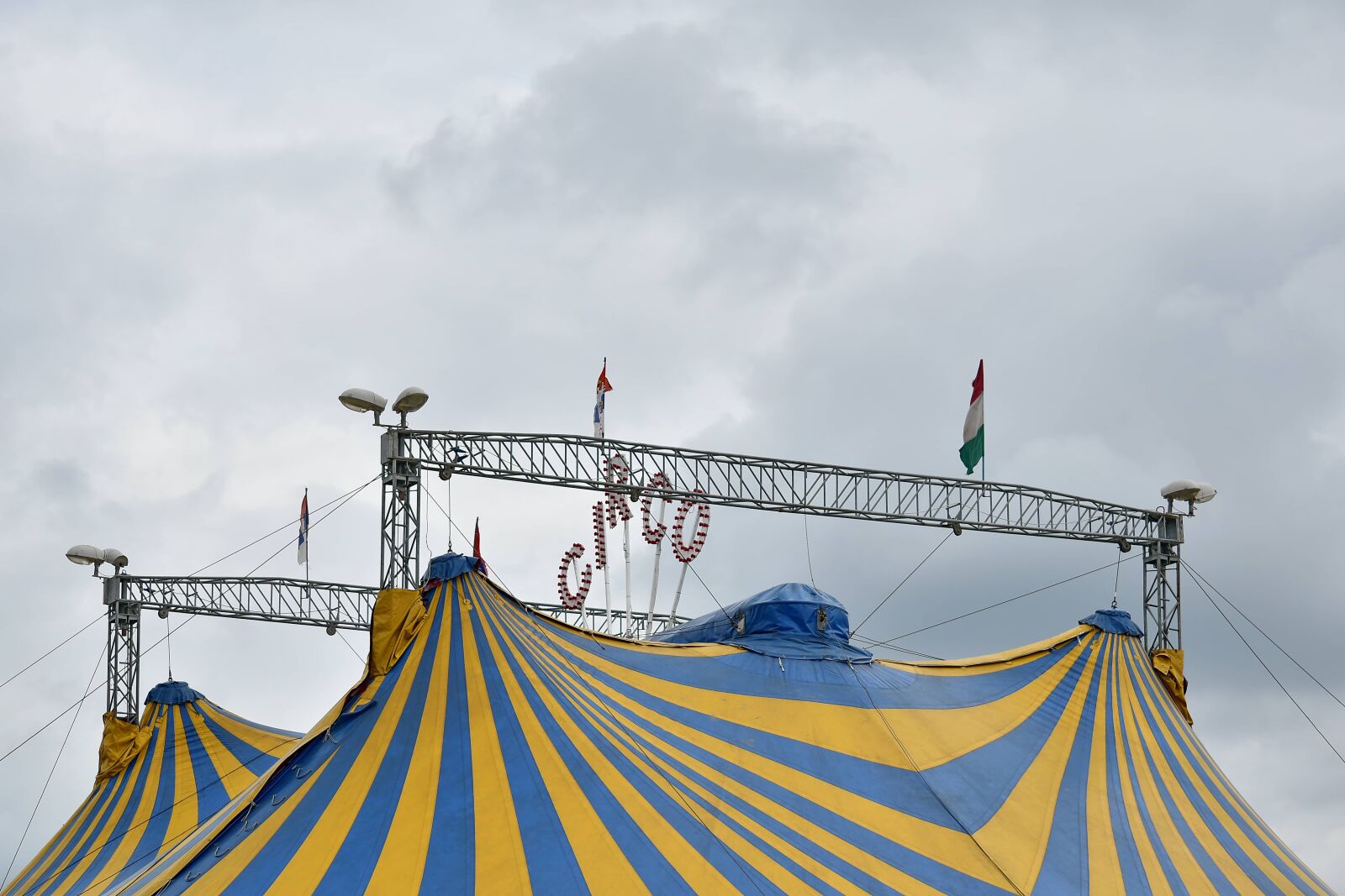 Nikon D5500 sample photo. Tent, circus, festival, summer photography