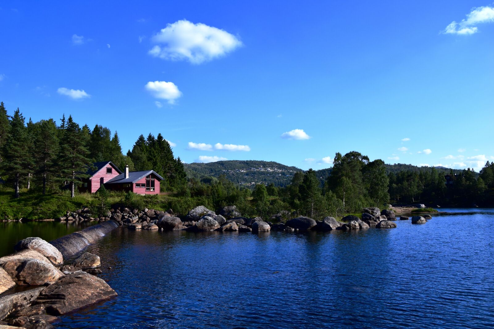 Nikon D5300 sample photo. House, river, nature photography
