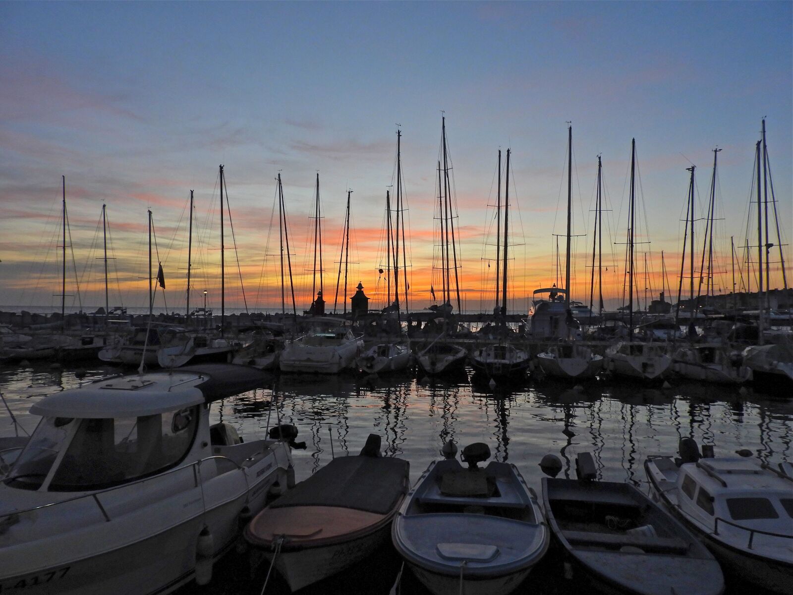 Nikon Coolpix B700 sample photo. Sunset, croatia, port photography
