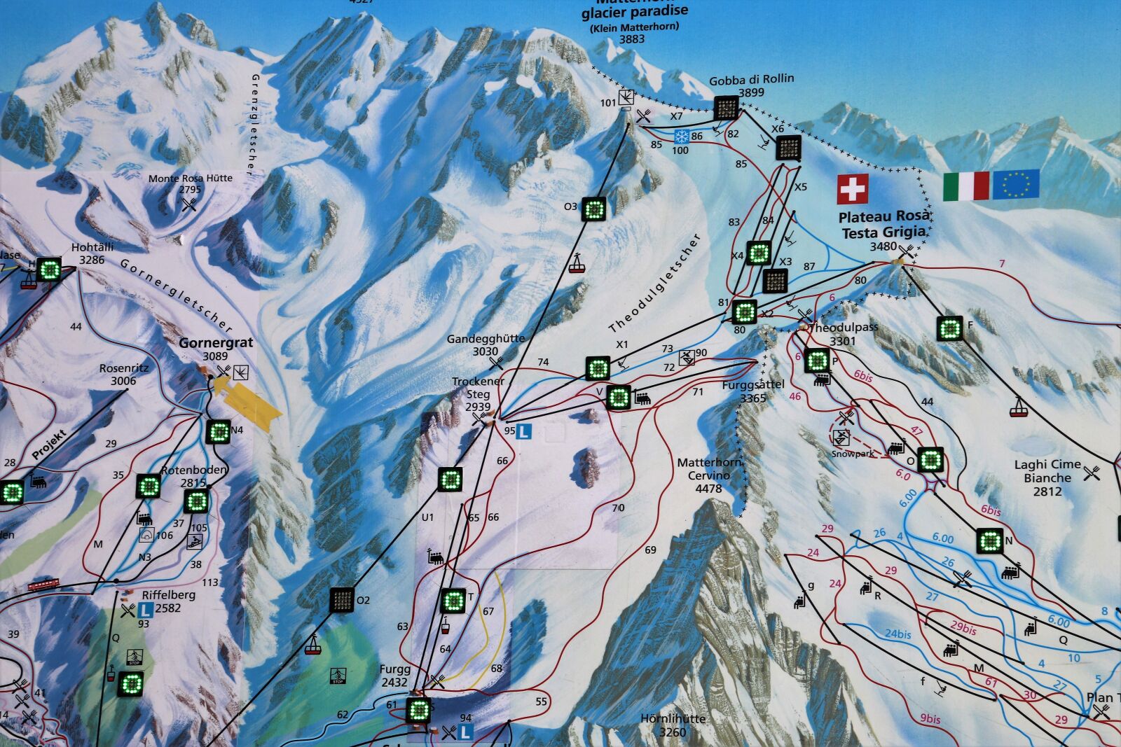 Canon EOS 80D sample photo. Map, zermatt, the alps photography