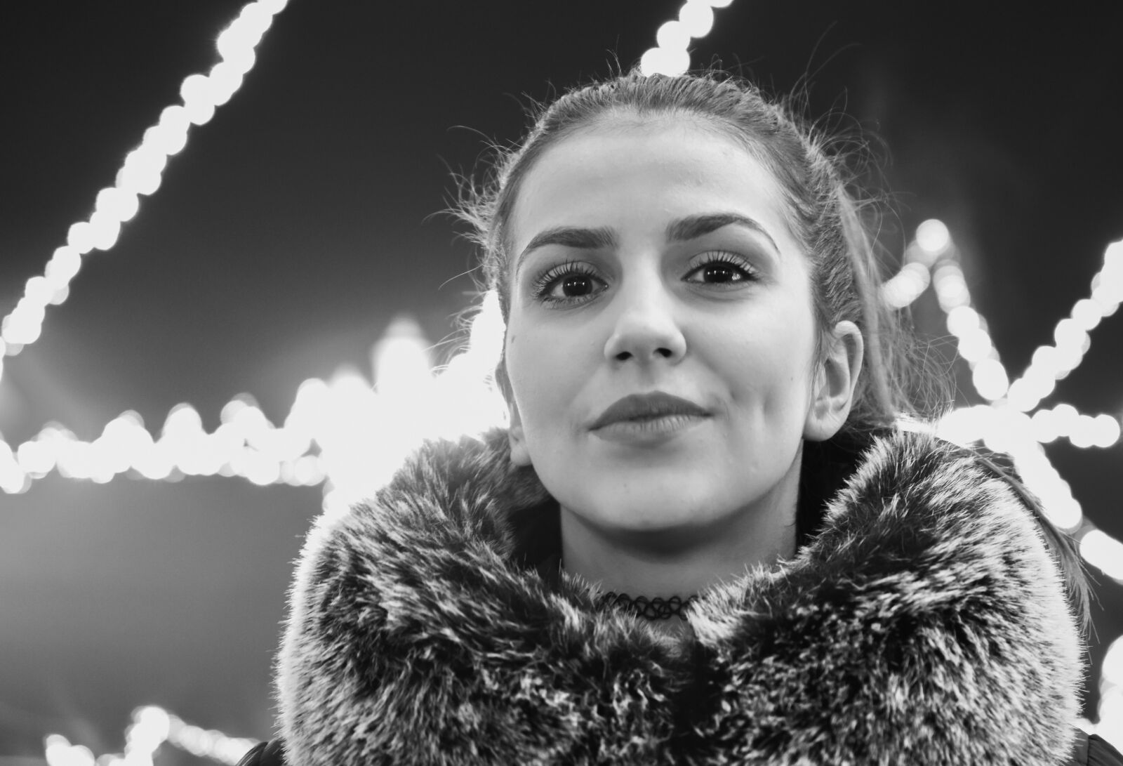 Nikon D7200 sample photo. Girl, happy, night photography