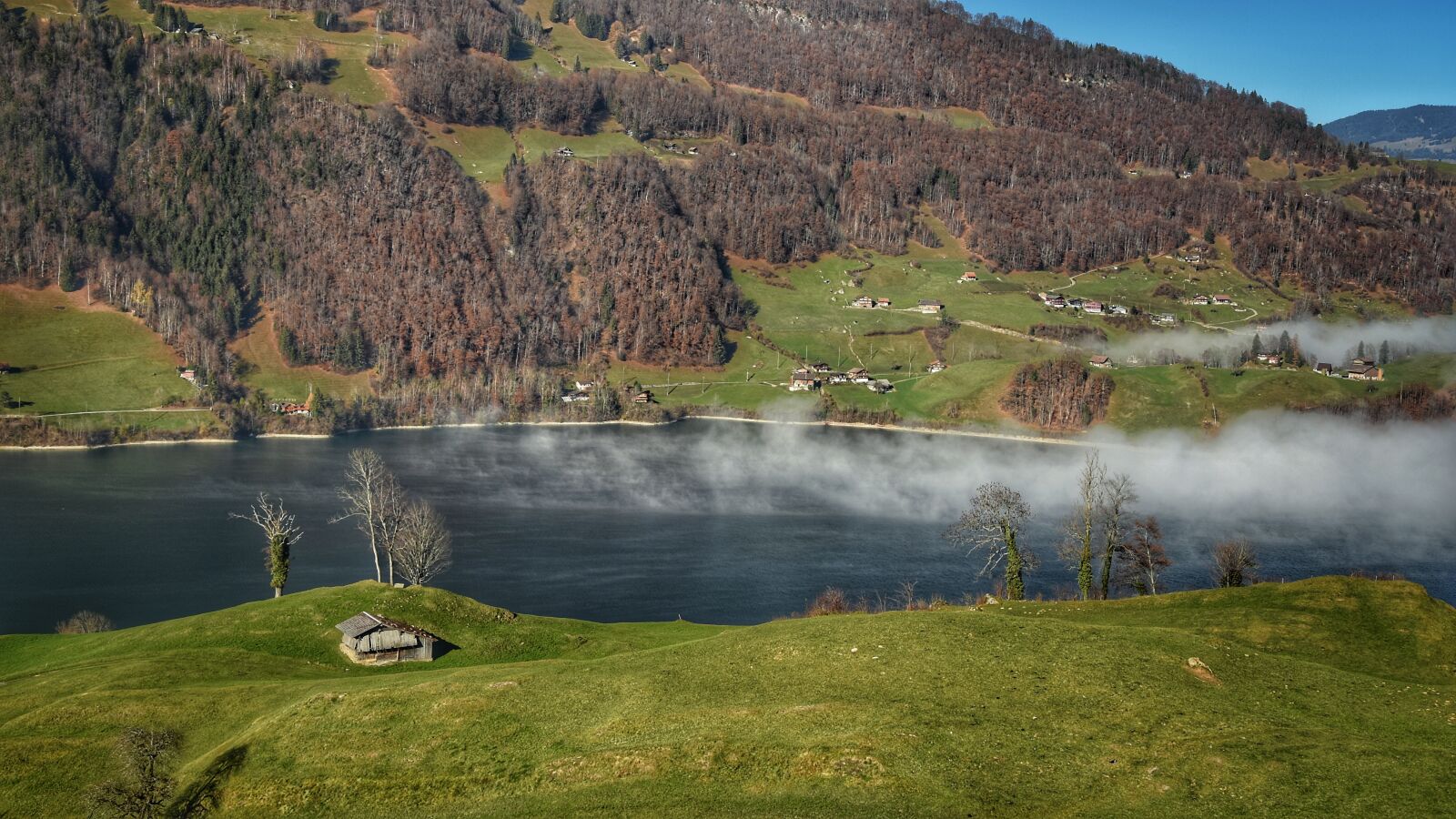 Nikon D7200 sample photo. Sarnen, switzerland, fog photography