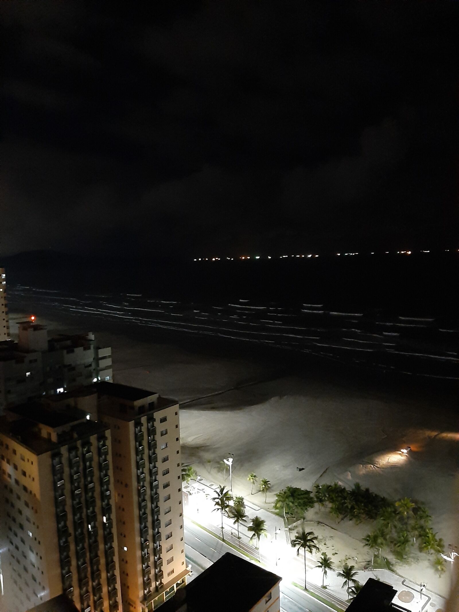 Samsung Galaxy A50 sample photo. Beach, night, vacation photography