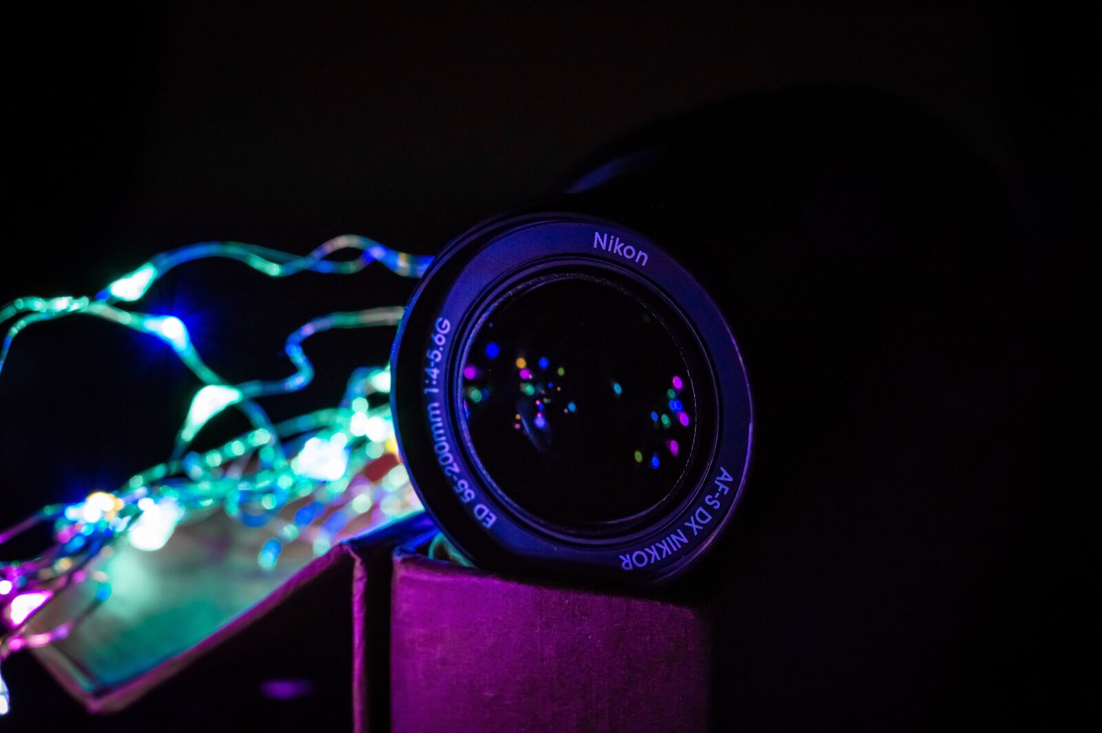 Nikon D3200 sample photo. Night, colors, colorful photography