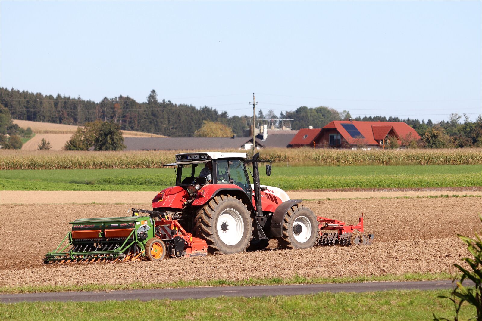 Canon EF 70-300 F4-5.6 IS II USM sample photo. Sowing, agriculture, cornfield photography