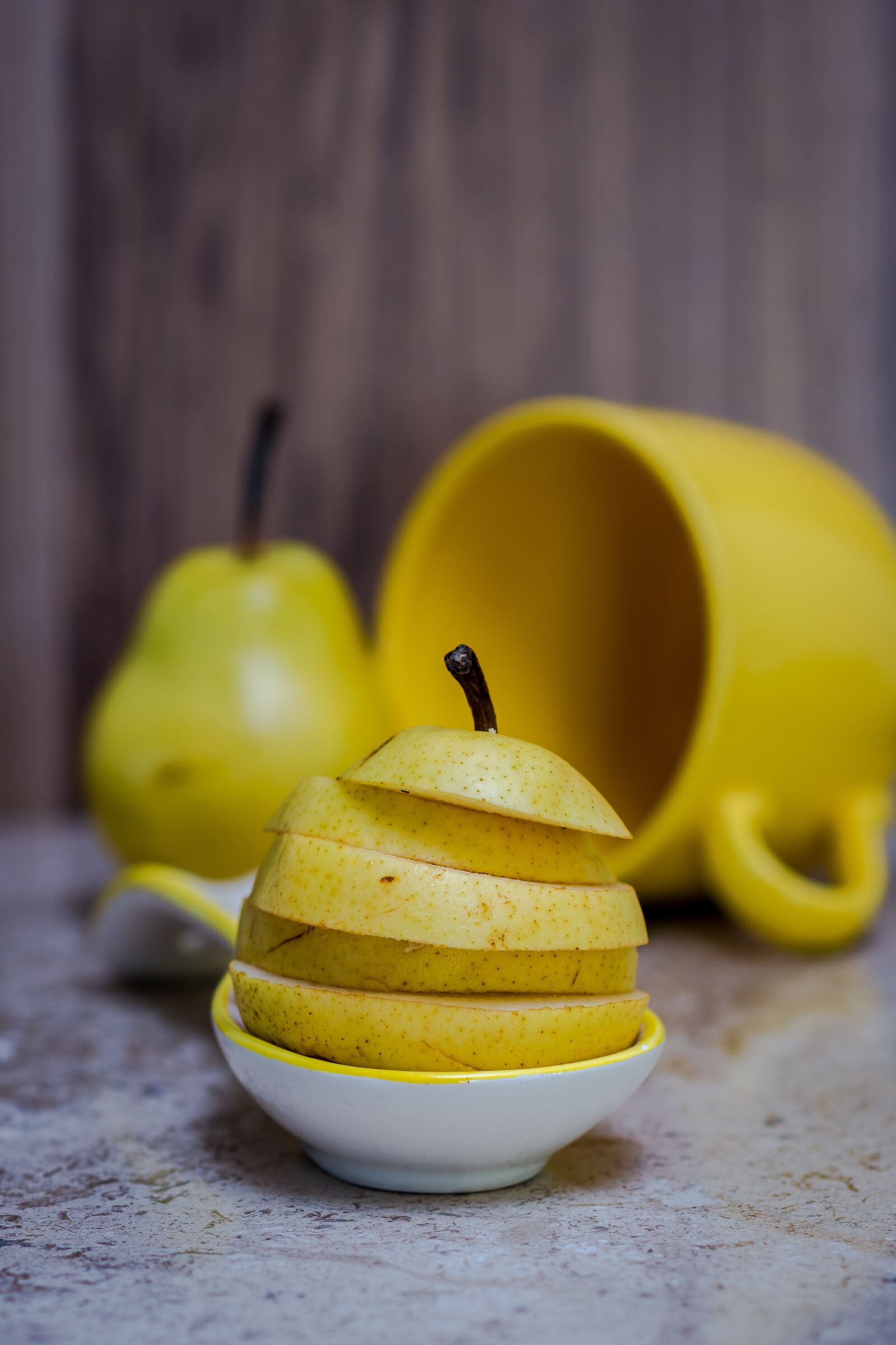 Nikon D7200 sample photo. Organic pear, slices of photography