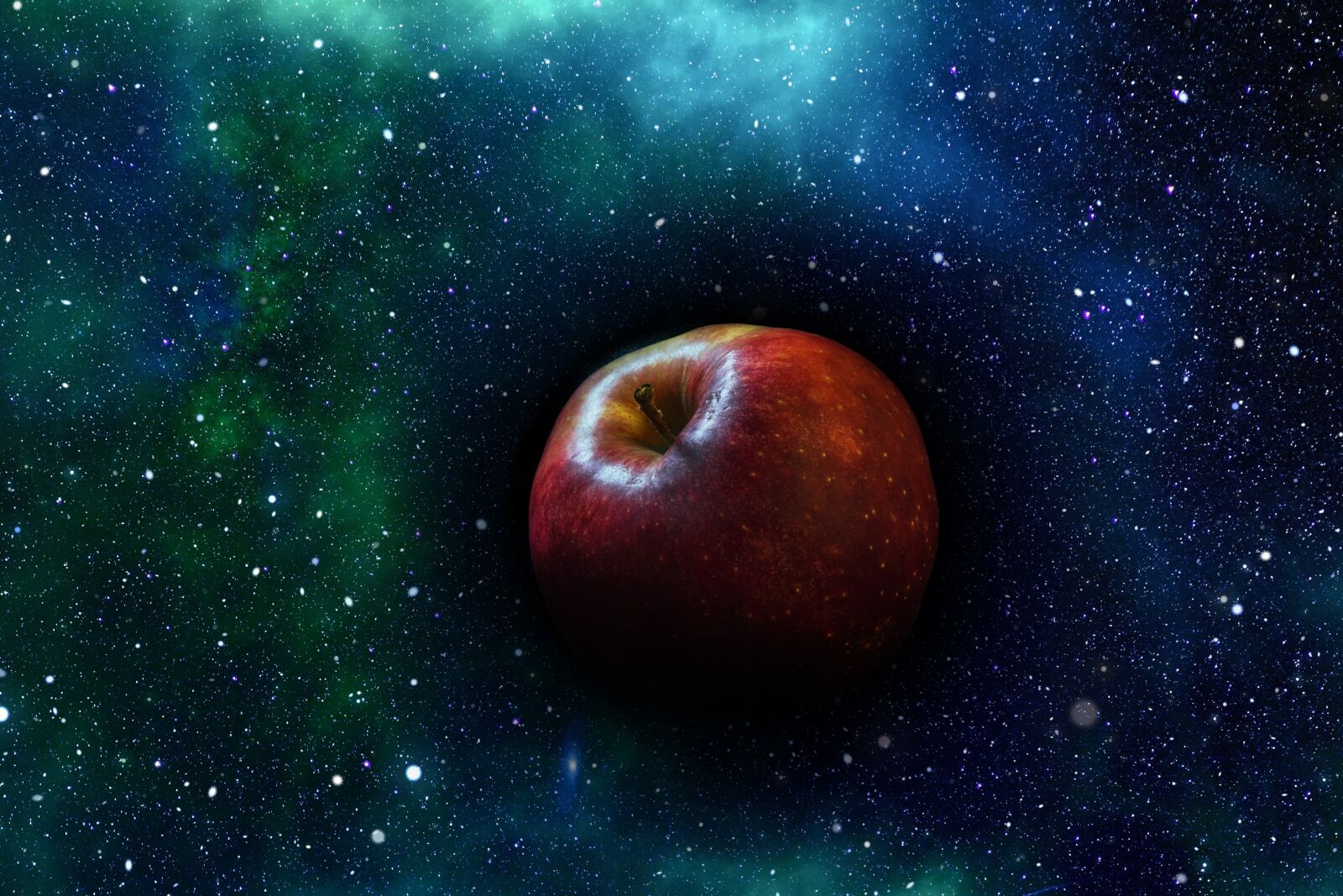 Canon EOS 700D (EOS Rebel T5i / EOS Kiss X7i) sample photo. Apple in space, space photography
