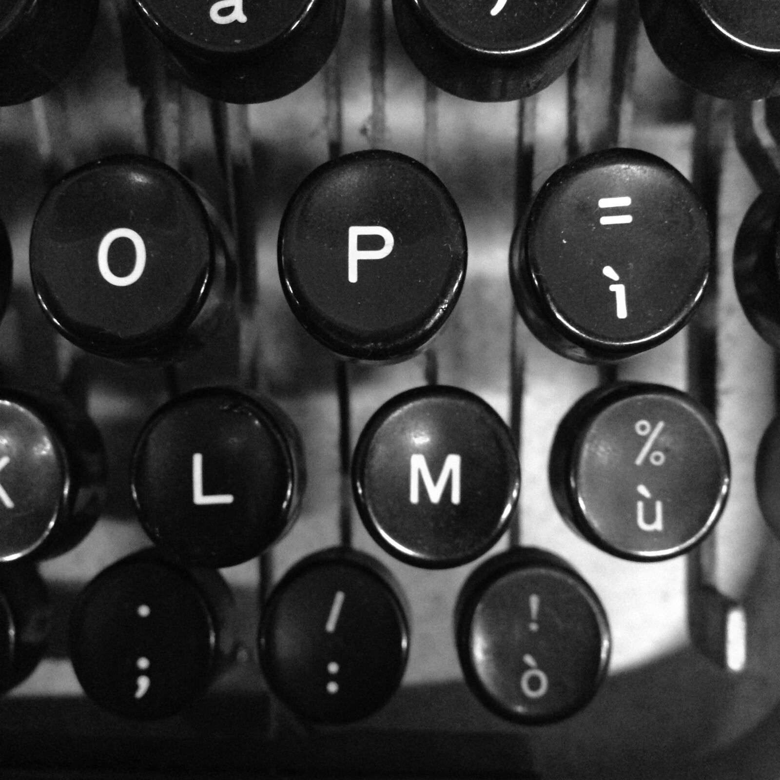Apple iPhone 5 sample photo. Typewriter, keys, letters photography