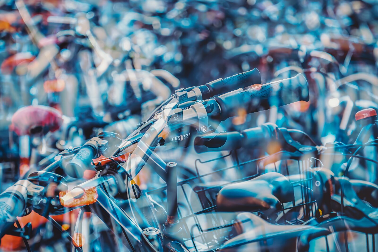 Fujifilm XF 55-200mm F3.5-4.8 R LM OIS sample photo. Bike, wheel, double exposure photography