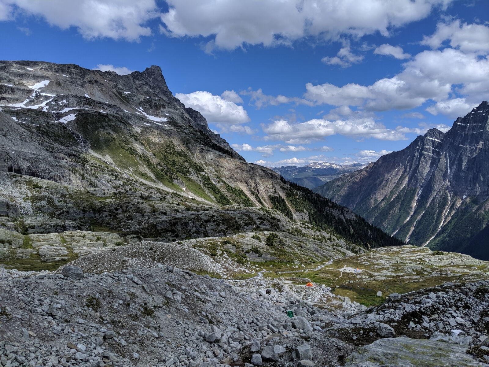 Google Pixel 3 sample photo. Glacier national park, campsite photography