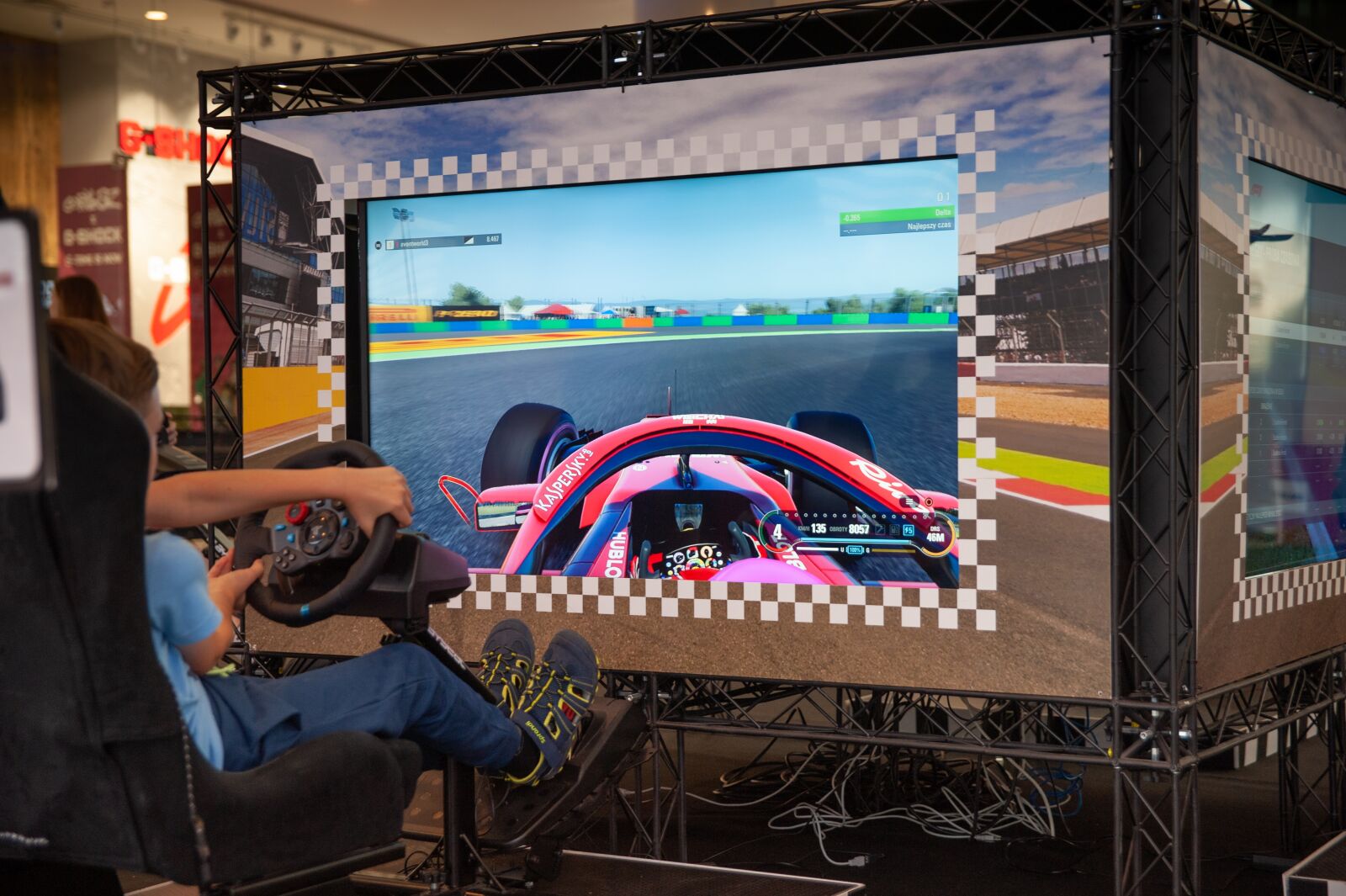 Nikon D700 sample photo. Simulator, f1, formula 1 photography