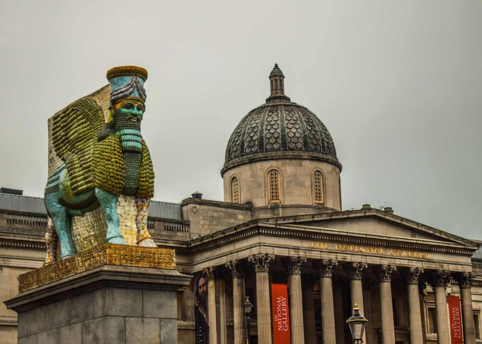 Nikon D3300 sample photo. London, trafalgar square, square photography