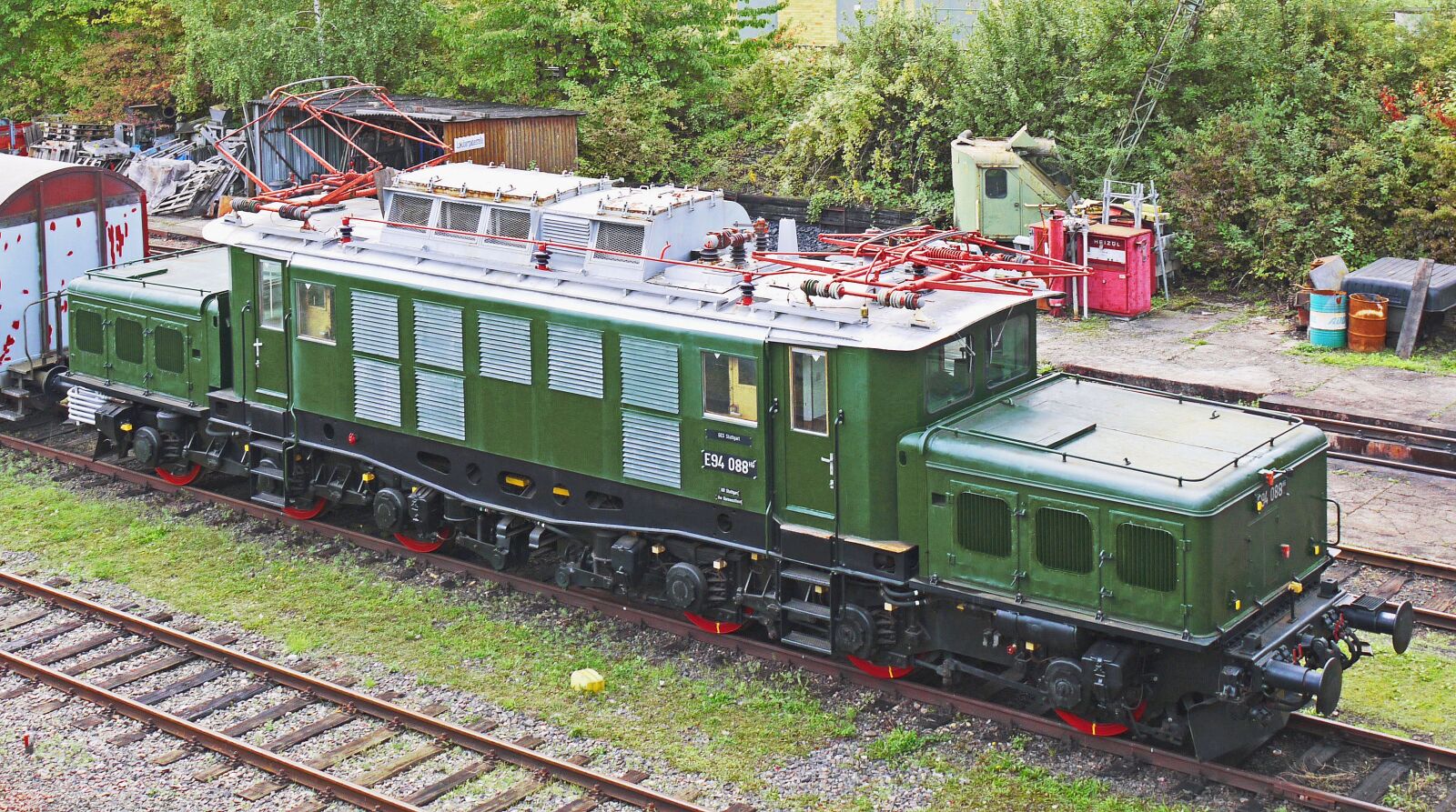 Panasonic Lumix DMC-G1 sample photo. Electric locomotive, historically, goods photography