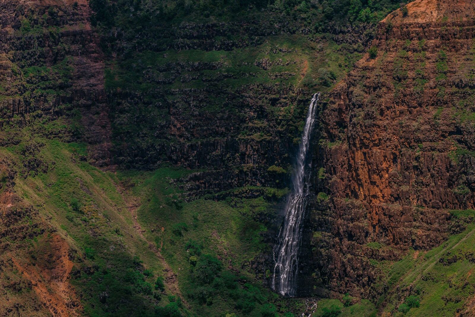Nikon D5200 sample photo. Waterfall, landscape, mountain, valley photography