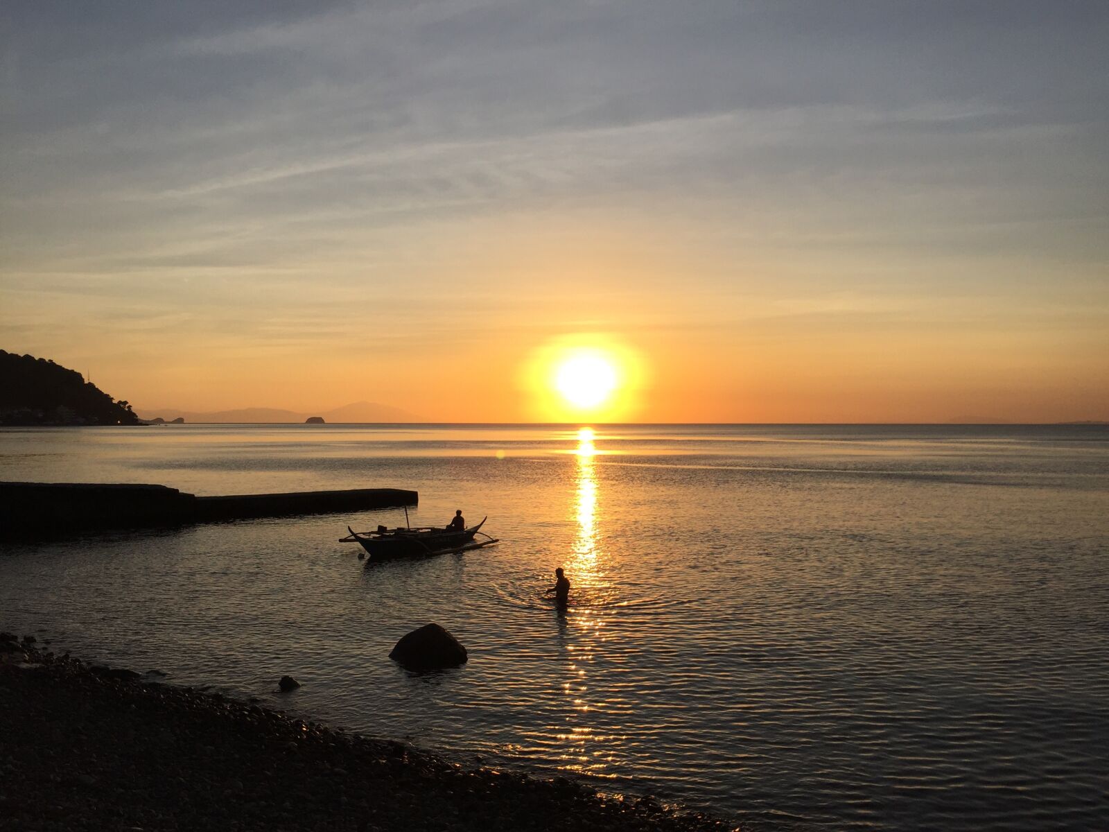 Apple iPhone 6 sample photo. Sunset, at dusk, sea photography