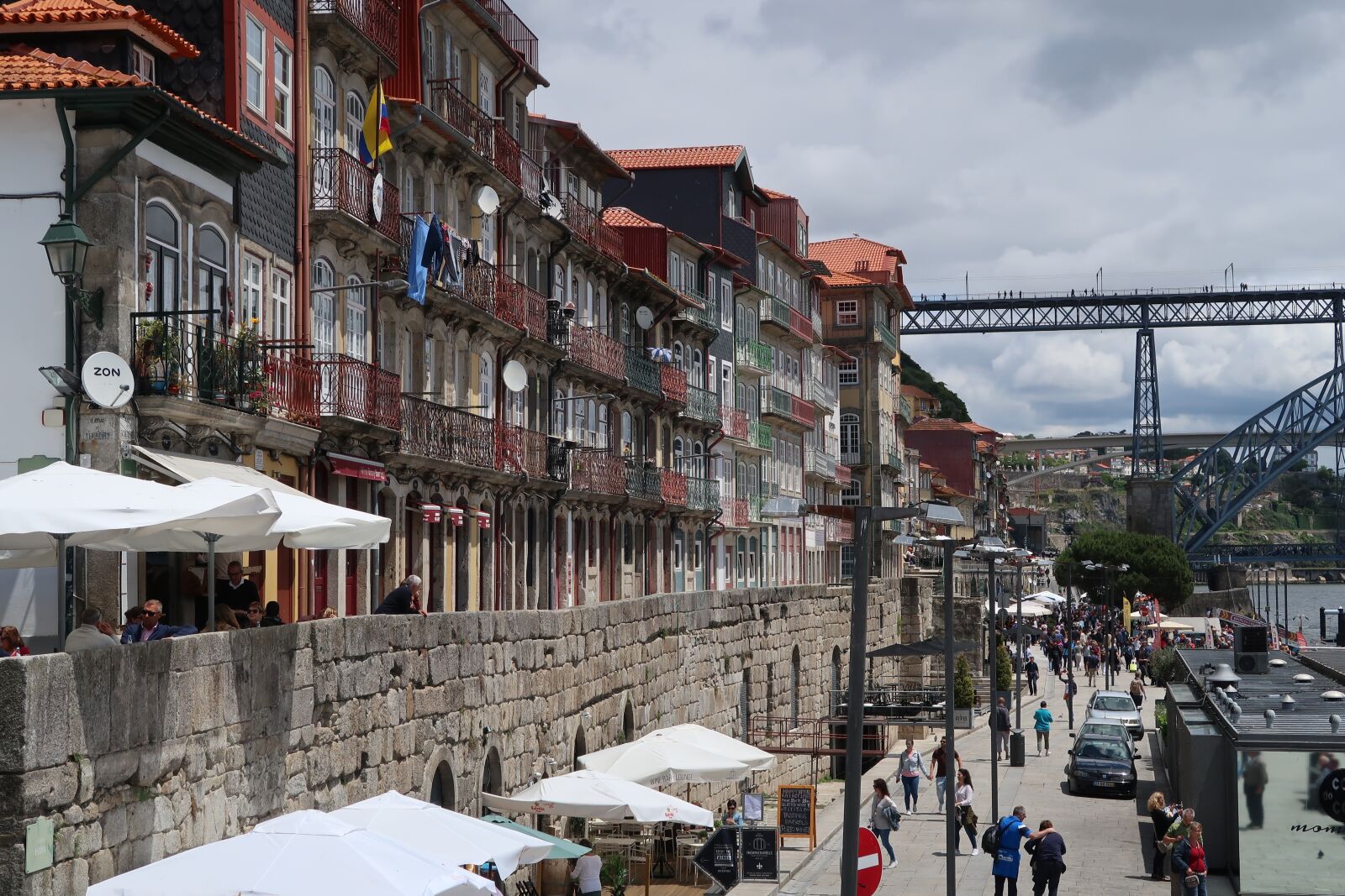 Canon PowerShot G7 X Mark II sample photo. Porto, bridge, street photography
