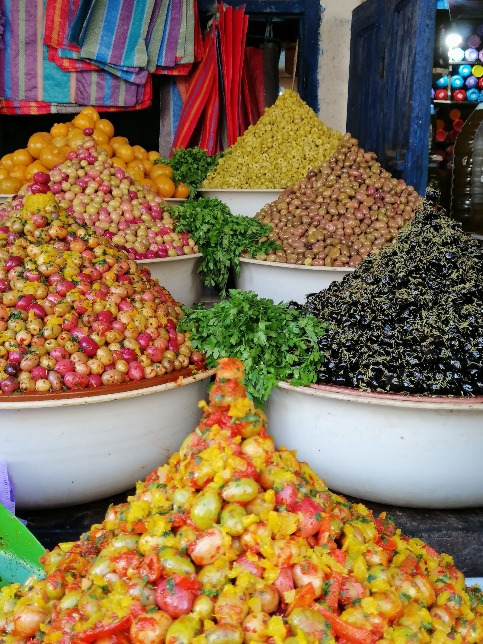 HUAWEI SNE-LX1 sample photo. Essaouira, morocco, olives photography