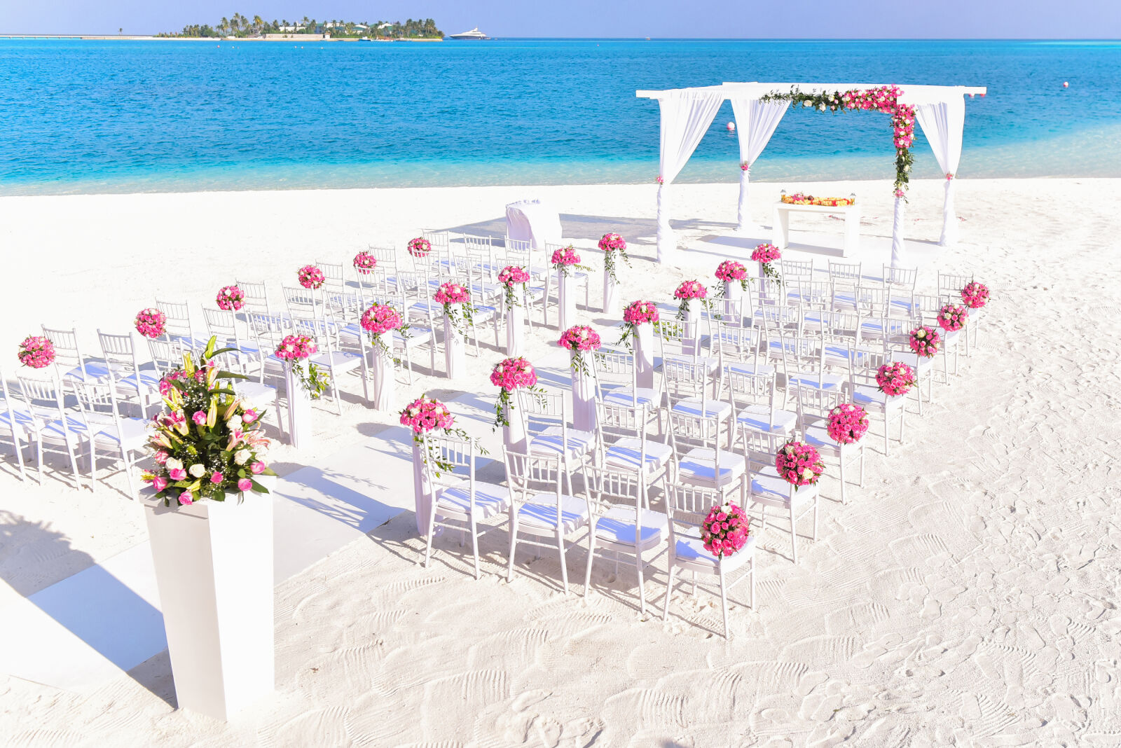 Nikon D750 sample photo. Beach, beach, wedding, chairs photography