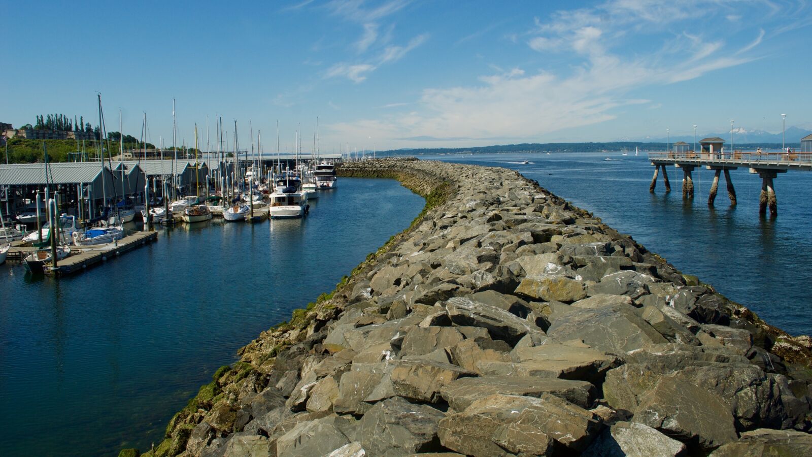 Nikon D200 sample photo. Boats, water, marina photography