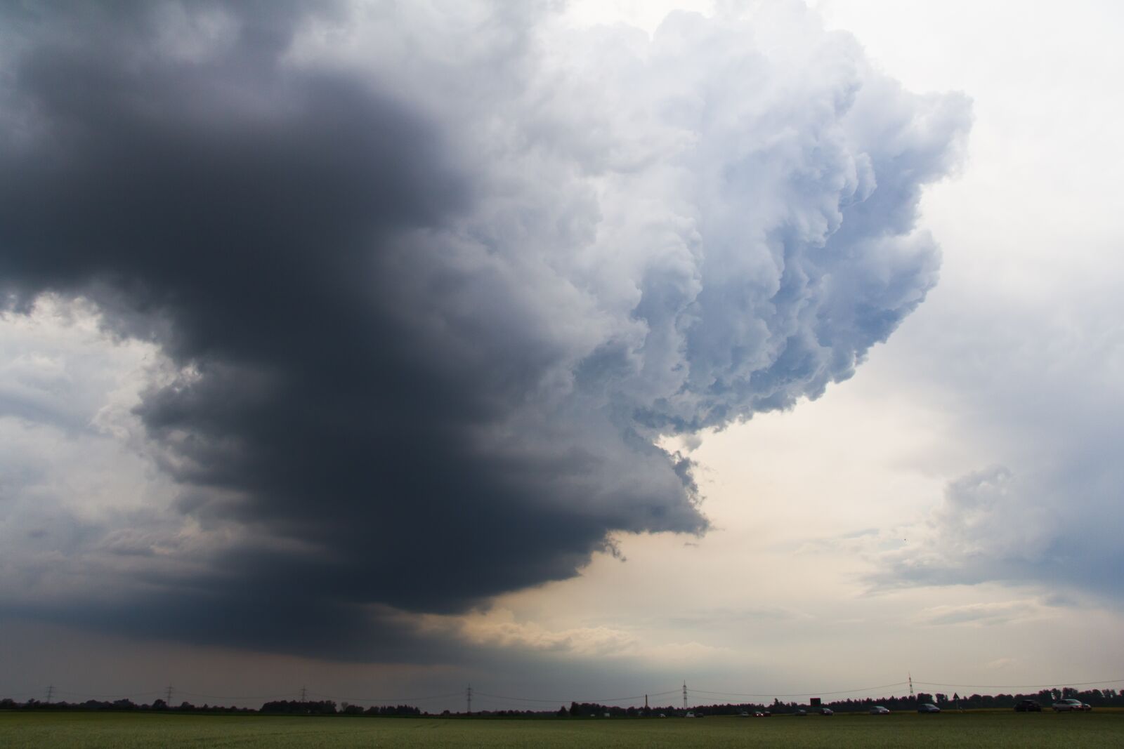Canon EF-S 17-85mm F4-5.6 IS USM sample photo. Thunderstorm, storm, cumulonimbus photography