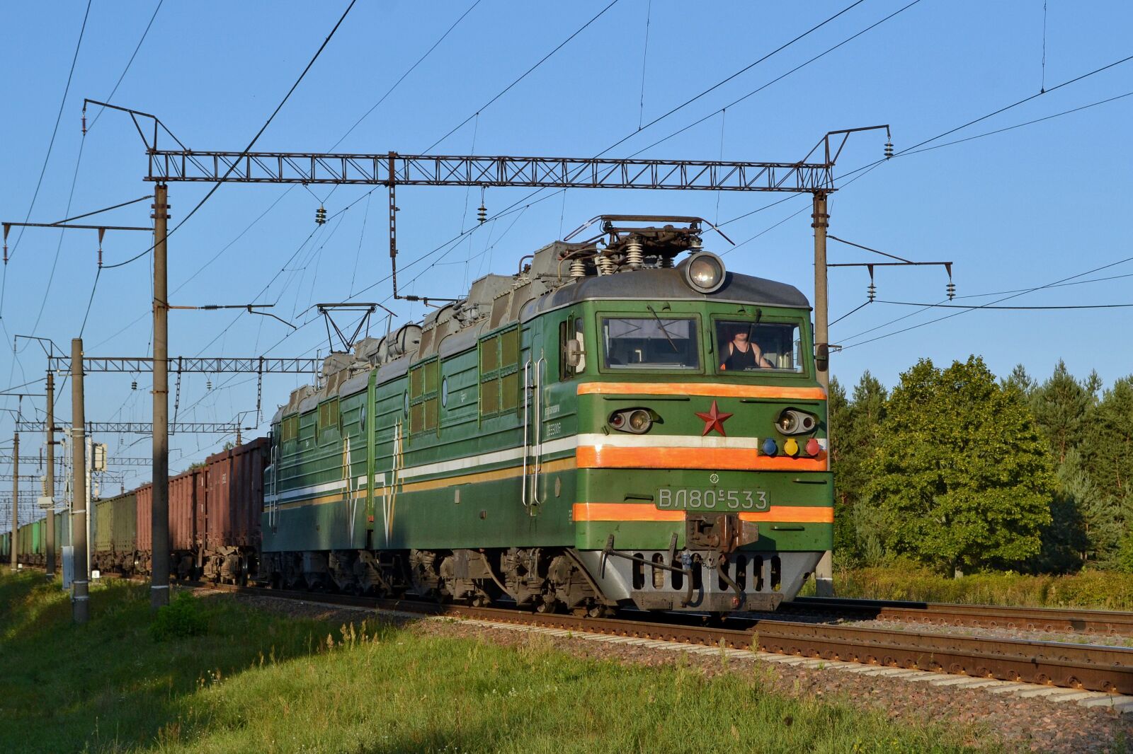 Nikon D3100 sample photo. Train, railway, electric locomotive photography
