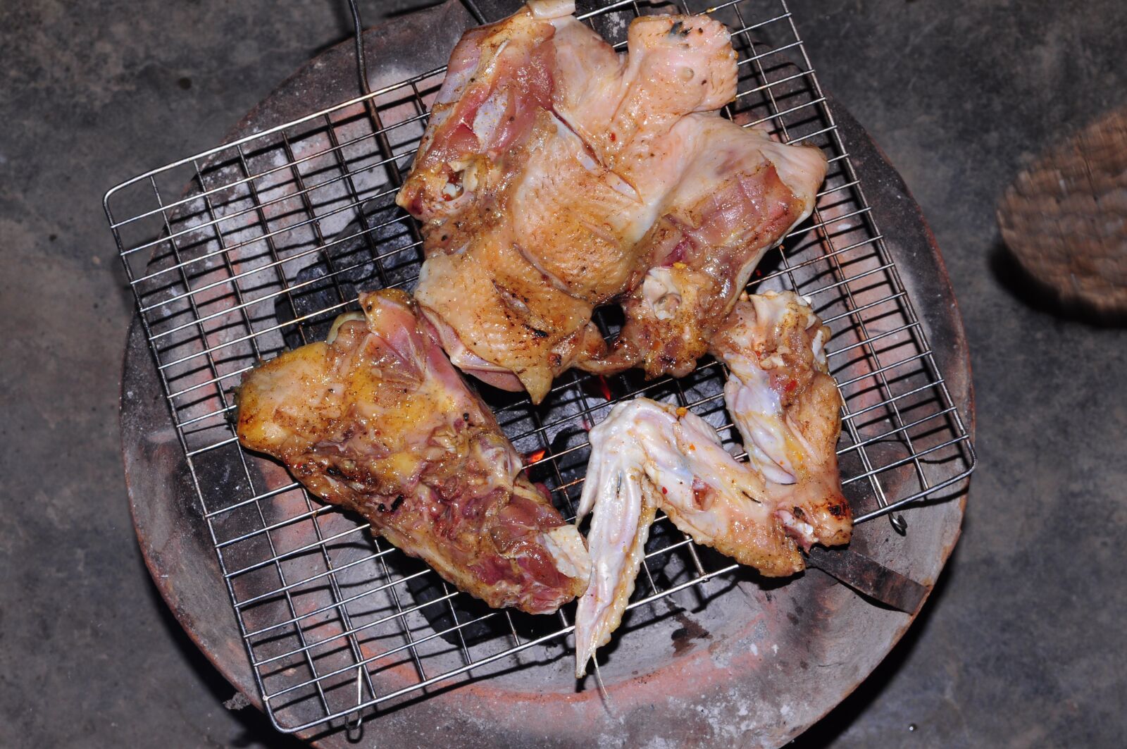 Nikon D5000 sample photo. Chicken, food, meal photography